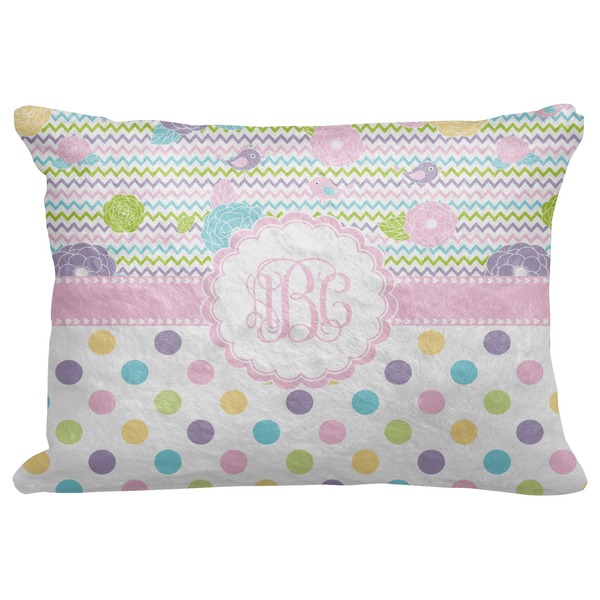Custom Girly Girl Decorative Baby Pillowcase - 16"x12" (Personalized)