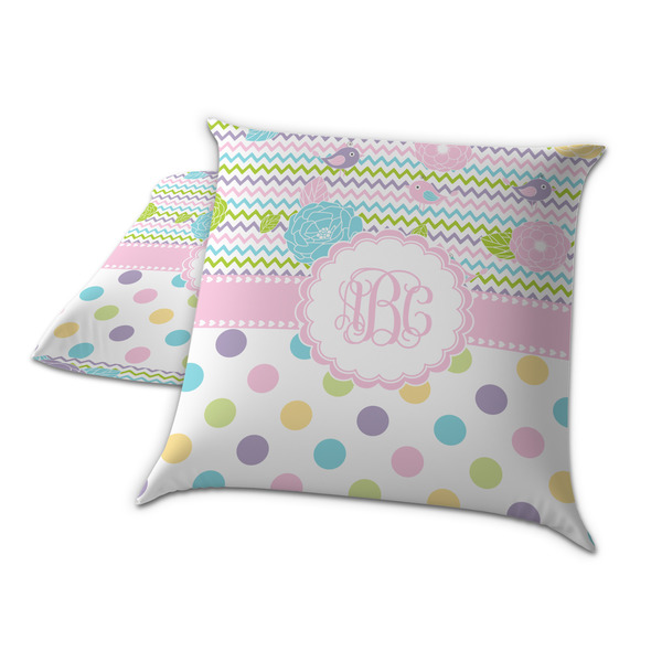 Girly Girl Decorative Pillow Case - TWO