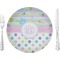 Girly Girl 10" Glass Lunch / Dinner Plates - Single or Set (Personalized)
