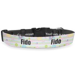 Girly Girl Deluxe Dog Collar - Medium (11.5" to 17.5") (Personalized)