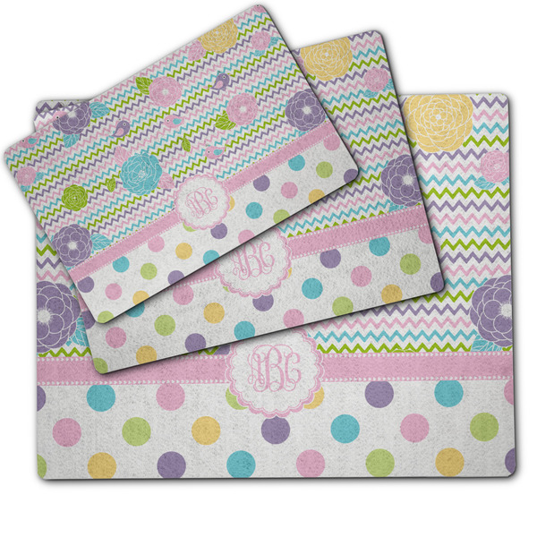 Girly Girl Dog Food Mat - MAIN (sm, med, lrg)
