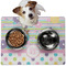 Girly Girl Dog Food Mat - Medium LIFESTYLE