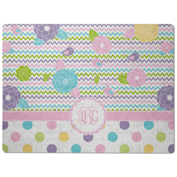 Girly Girl Dog Food Mat - Medium without bowls