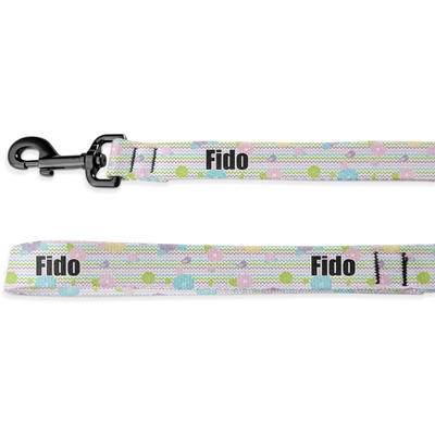 Girly Girl Deluxe Dog Leash (Personalized)
