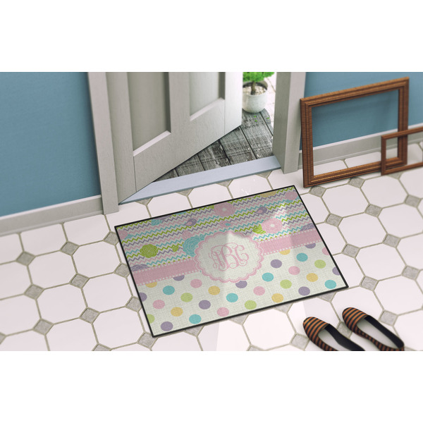 Girly Girl Door Mat Lifestyle
