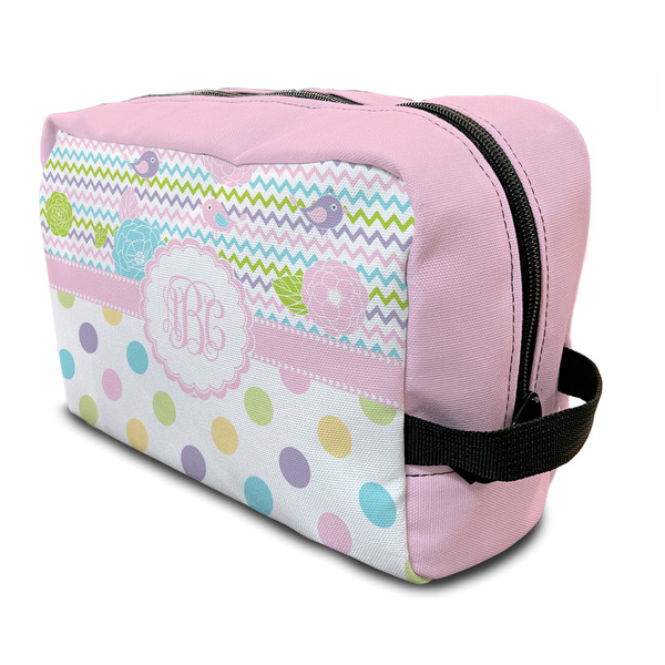 Custom Girly Girl Toiletry Bag / Dopp Kit (Personalized)