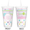Girly Girl Double Wall Tumbler with Straw - Approval