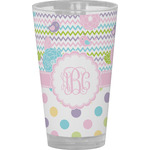 Girly Girl Pint Glass - Full Color (Personalized)
