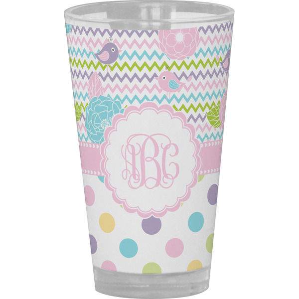 Custom Girly Girl Pint Glass - Full Color (Personalized)