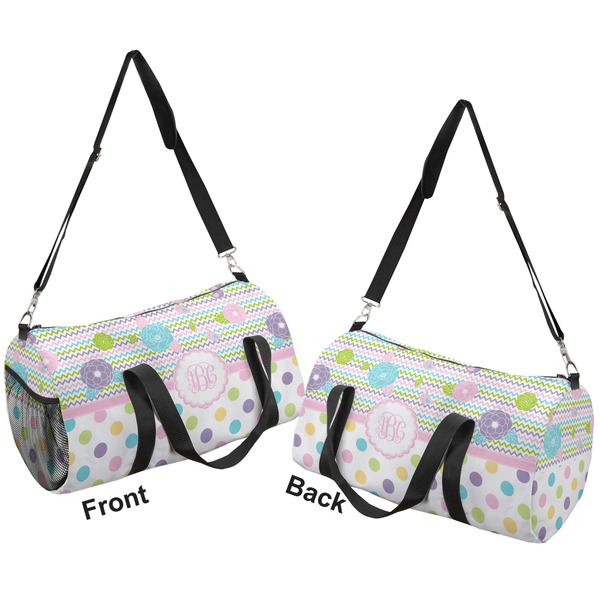Girly Girl Duffle bag large front and back sides