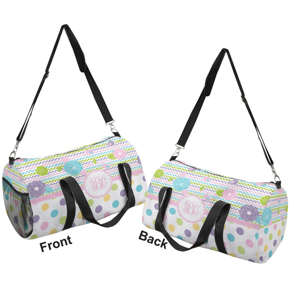 Girly Girl Duffle bag small front and back sides