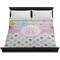 Girly Girl Duvet Cover - King - On Bed - No Prop