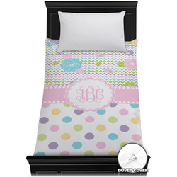 Girly Girl Duvet Cover - Twin XL (Personalized)