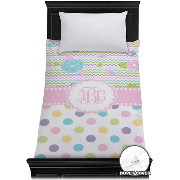 Custom Girly Girl Duvet Cover - Twin XL (Personalized)