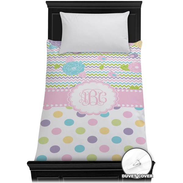 Custom Girly Girl Duvet Cover - Twin (Personalized)