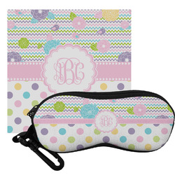 Girly Girl Eyeglass Case & Cloth (Personalized)