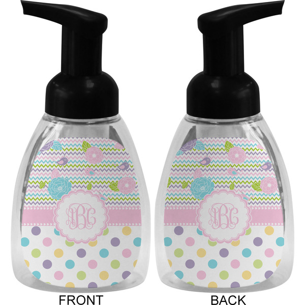 Girly Girl Foam Soap Bottle (Front & Back)