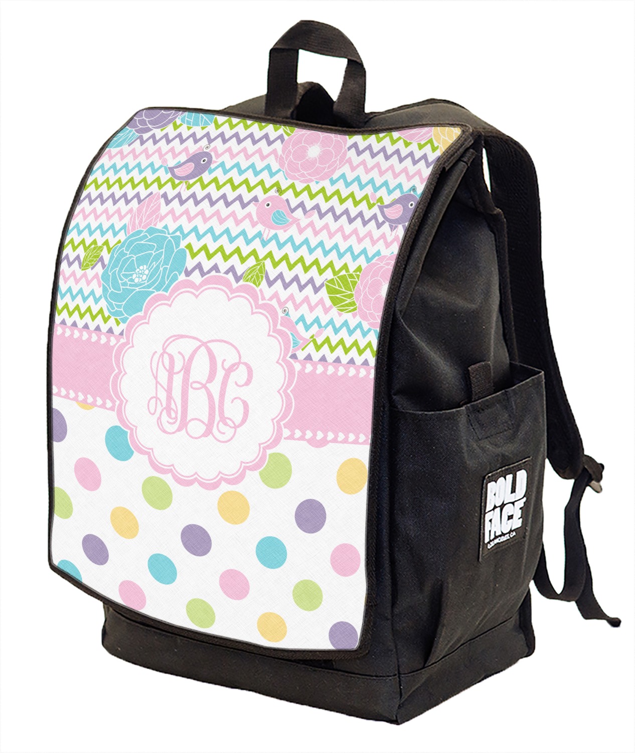 Girly Girl Backpack w/ Front Flap (Personalized) YouCustomizeIt