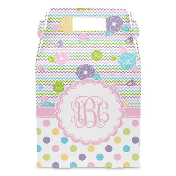 Girly Girl Gable Favor Box - Front