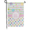 Girly Girl Small Garden Flag - Single Sided w/ Monograms