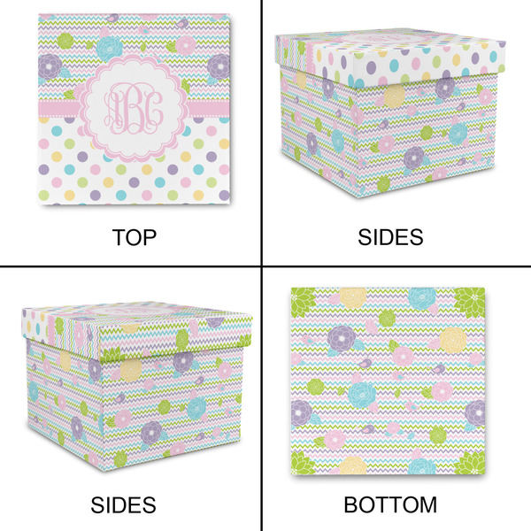 Girly Girl Gift Boxes with Lid - Canvas Wrapped - X-Large - Approval