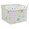 Girly Girl Gift Boxes with Lid - Canvas Wrapped - X-Large - Front/Main
