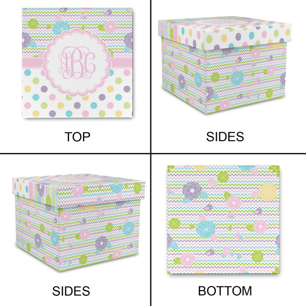 Girly Girl Gift Boxes with Lid - Canvas Wrapped - XX-Large - Approval