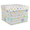 Girly Girl Gift Box with Lid - Canvas Wrapped - XX-Large (Personalized)