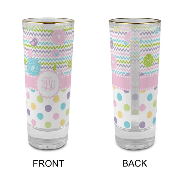 Girly Girl Glass Shot Glass - 2 oz - Single - APPROVAL