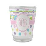 Girly Girl Glass Shot Glass - 1.5 oz - Set of 4 (Personalized)