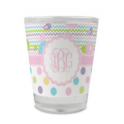 Girly Girl Glass Shot Glass - 1.5 oz - Set of 4 (Personalized)