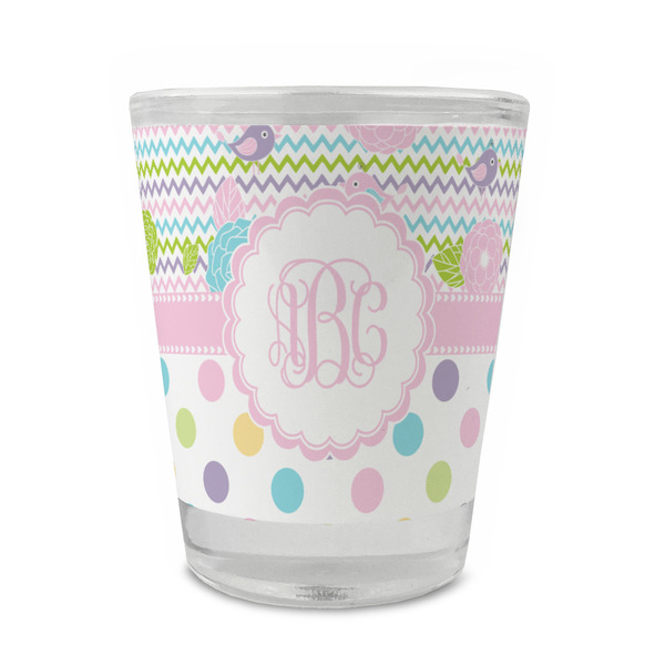 Custom Girly Girl Glass Shot Glass - 1.5 oz - Set of 4 (Personalized)