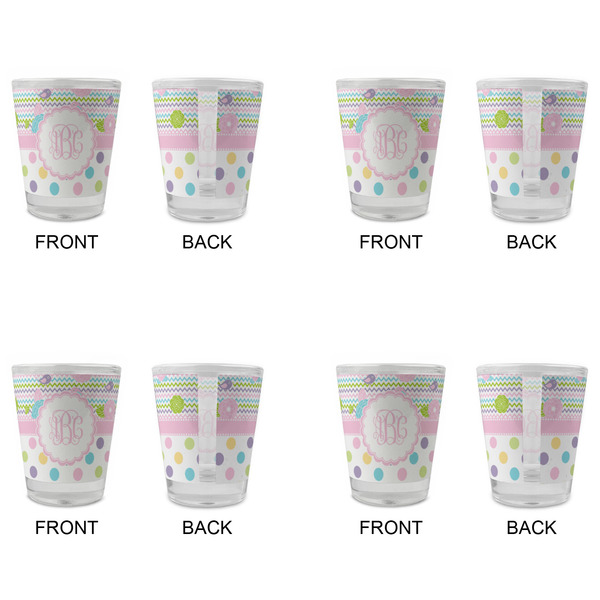 Girly Girl Glass Shot Glass - Standard - Set of 4 - APPROVAL