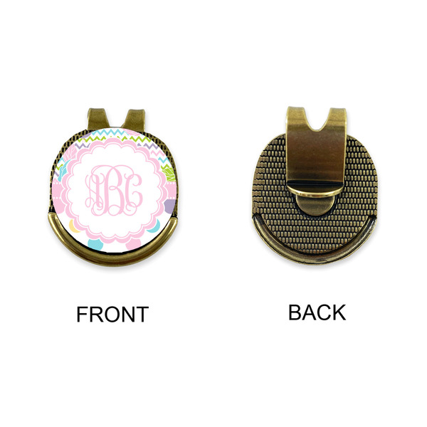 Girly Girl Golf Ball Hat Clip Marker - Apvl - GOLD
