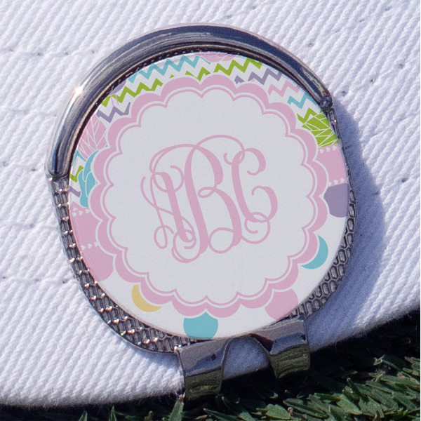Custom Girly Girl Golf Ball Marker - Hat Clip