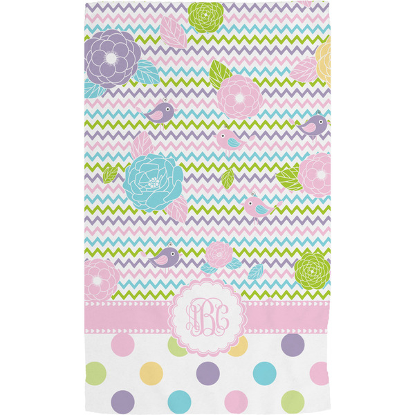 Girly Girl Hand Towel (Personalized) Full