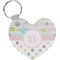 Girly Girl Heart Keychain (Personalized)