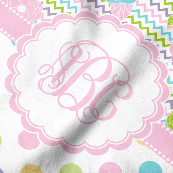 Girly Girl Hooded Baby Towel- Detail Close Up