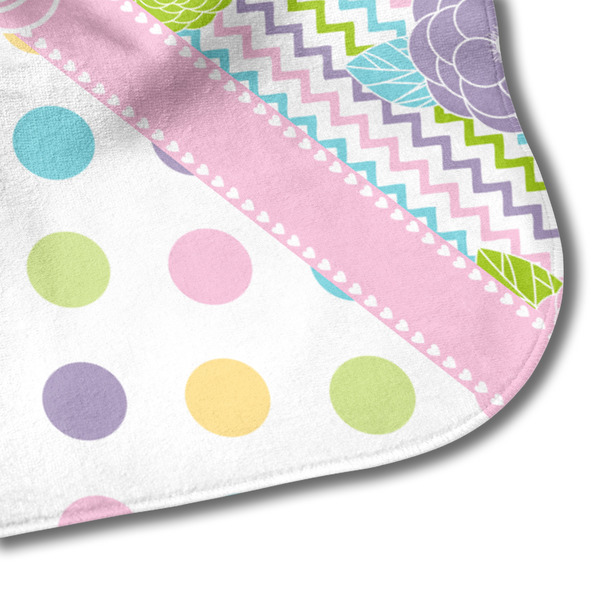 Girly Girl Hooded Baby Towel- Detail Corner