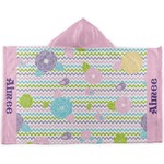 Girly Girl Kids Hooded Towel (Personalized)