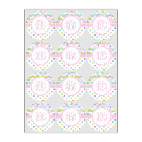 Girly Girl Icing Circle - Small - Set of 12