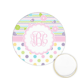 Girly Girl Printed Cookie Topper - 1.25" (Personalized)