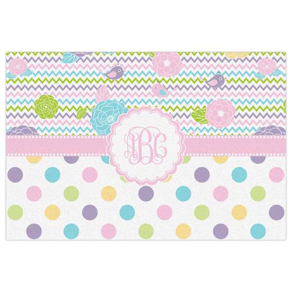 Girly Girl Indoor / Outdoor Rug - 2'x3' - Front Flat