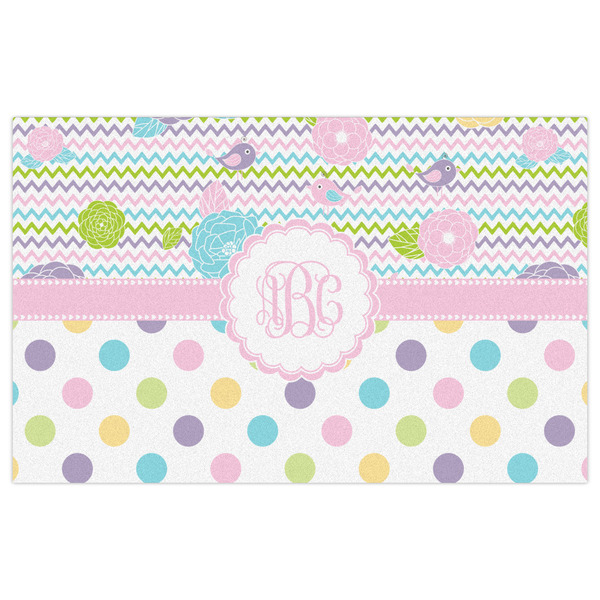 Girly Girl Indoor / Outdoor Rug - 5'x8' - Front Flat