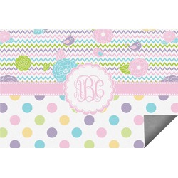 Girly Girl Indoor / Outdoor Rug - 5'x8' (Personalized)