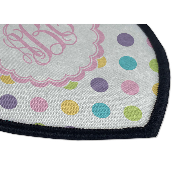 Girly Girl Iron on Shield 3 Detail