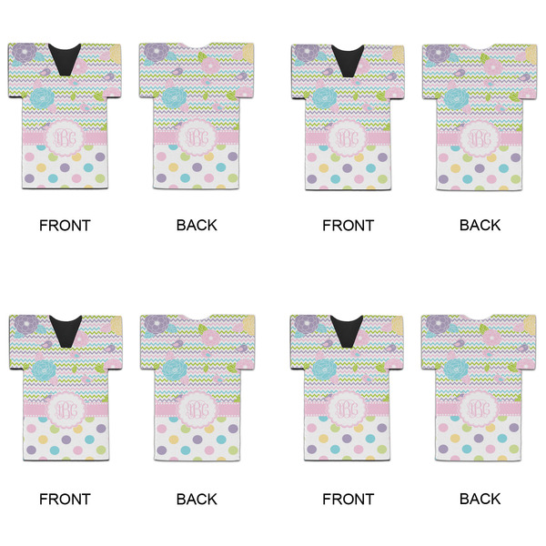 Girly Girl Jersey Bottle Cooler - Set of 4 - APPROVAL