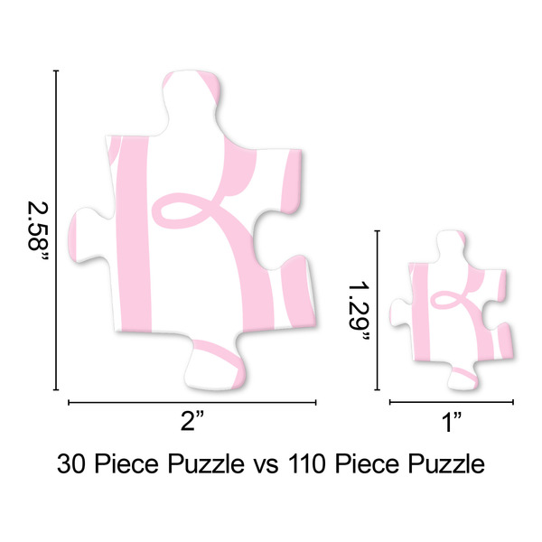 Girly Girl Jigsaw Puzzle - Piece Comparison