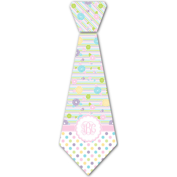 Custom Girly Girl Iron On Tie - 4 Sizes w/ Monogram