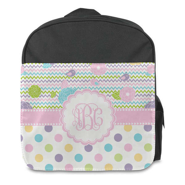 Girly Girl Kids Backpack - Front